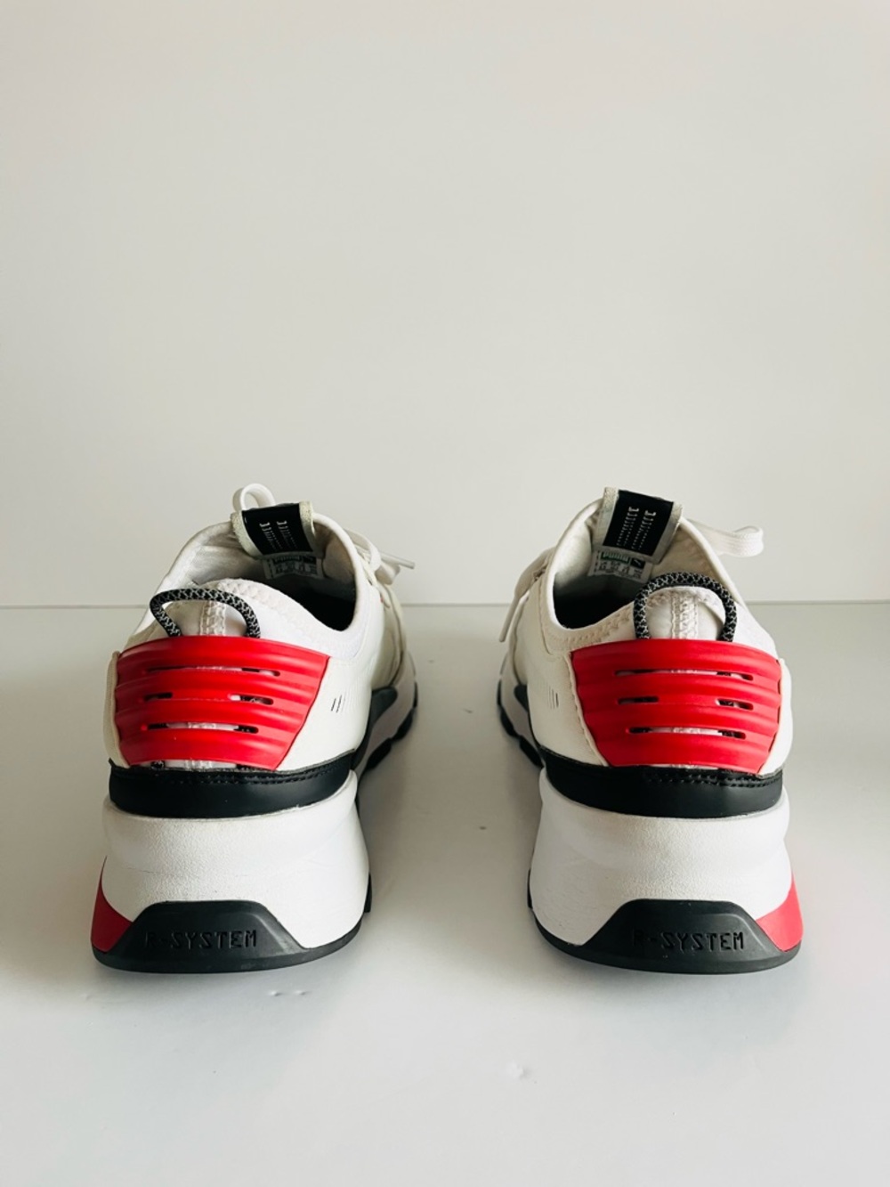 Puma RS-0 Winter INJ Toys Chunky Sneakers Men’s 9.5 White Red - Picture 4 of 14